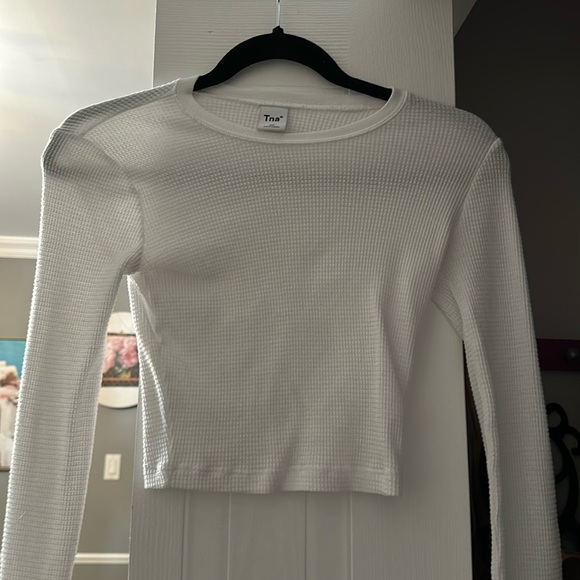 tna cropped waffle long sleeve - Picture 1 of 2